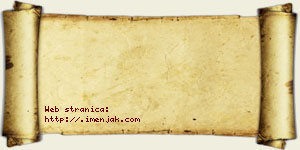 Isidora Ničić vizit kartica